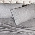 thumbnail image 7 of BNM Italian Paisley Cotton Blend Sheet Set, Twin, White, 7 of 7
