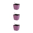 thumbnail image 1 of maskred Pot de Bonsaï en Résine Innovant Facile à Entretenir et Résistant aux Intempéries Violet 14*13 *10.5 3Set, 1 of 6