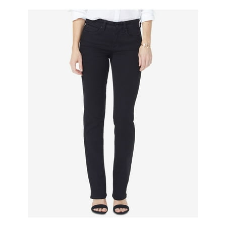 NYDJ Womens Black Denim Jeans 14 Casual