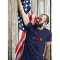 thumbnail image 2 of Usa July 4Th T-Shirt Men -Image by Shutterstock, Male Large, 2 of 4