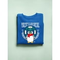 thumbnail image 3 of Yacht Club Social Penguin Design – Nautical Charm Women's Sweatshirt, 3 of 4