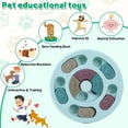 thumbnail image 4 of Dog Jigsaw Toy Interactive Dog Chew Squeak Toy Slow Feeder Teeth Cleaning Dog IQ, 4 of 5