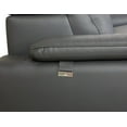 thumbnail image 6 of 31" Dark Grey Tasteful Leather Chair, 6 of 6