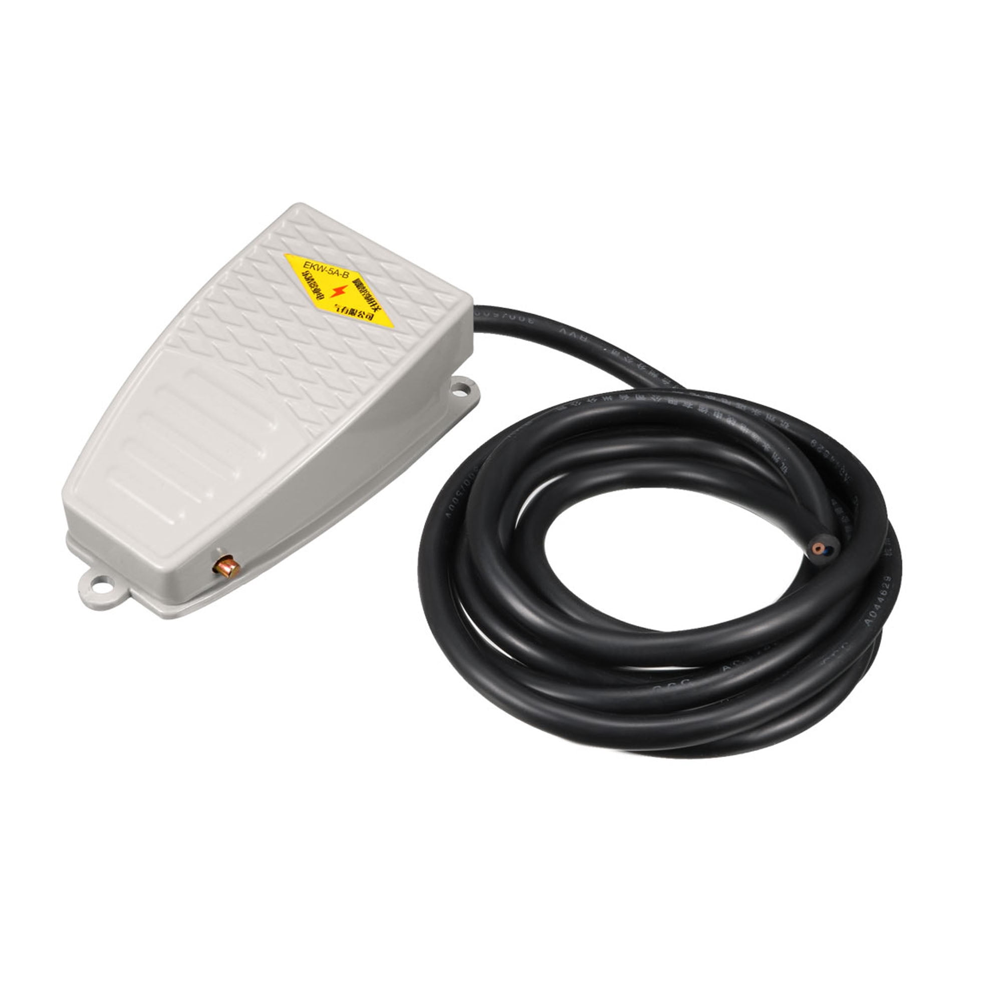 Aluminum Momentary Electric Power Foot Pedal Switch SPDT NO NC 2M Cable