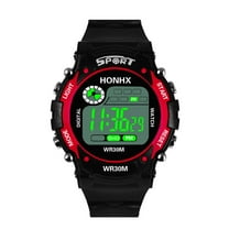 Jewelry VerPetridure Mens Digital LED Analog Quartz Alarm Date Sports Wrist Watch