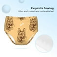 Teen Girls Underwear German Shepherd Dog Bitterness Soft Cotton