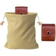 thumbnail image 2 of Foldable Waxed Canvas Foraging Belt Bag For Fruit Picking Camping Outdoor Storage Pouch, 2 of 9