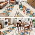thumbnail image 5 of 4'x6' Area Rugs, Coastal Indoor Outdoor Area Rug for Living Room Bedroom, Summer Beach Starfish Coral Shell Nautical Washable Bathroom Rugs Kitchen Floor Carpet Mats Home Decor Aesthetic, 5 of 8