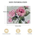 thumbnail image 2 of COMIO  Flowers Pictures Wall Decor Rose Wall Art Pink Floral Canvas Textured Painting Abstract Prints Artwork Framed for Bathroom Living Room Bedroom Kitchen Office Home Decor, 2 of 5