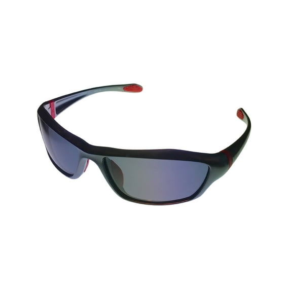 Timberland Sunglass Mens Graphite Grey Solid Smoke Len Plastic Wrap TB7059 8D