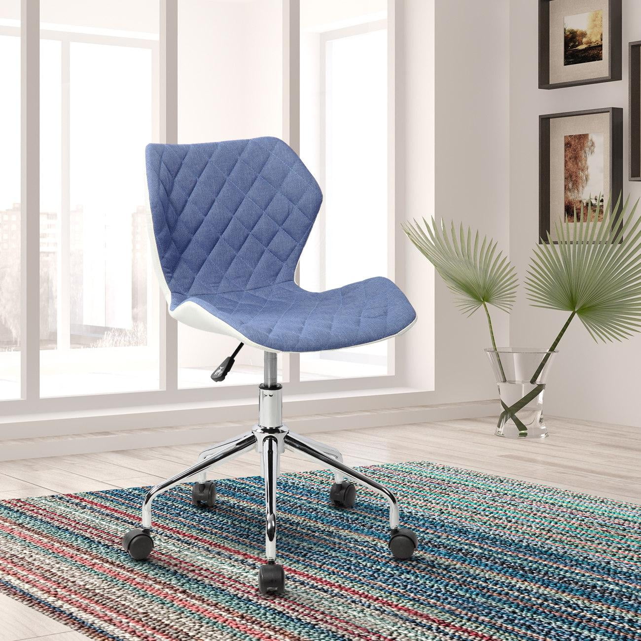 Polyester Modern Office Task Chair, Height Adjustable Office Chair, 3
