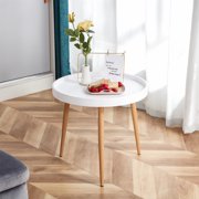 CoSoTower Bb Table, Coffee Table, Playing Table, Mdf Top, Wood Leg; White, 1 Pcs Per Set