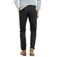 thumbnail image 3 of Ma Croix Mens Slim Stretch Fit Chino Jeans Plain Twill Comfortable Straight Working Pants, 3 of 5