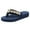 Navy, variant on JeashCHAT Sandals for Women Summer Women's Sandals Flat Toe Shoes Wear Flip-flops Outside The Beach Slippers For Women