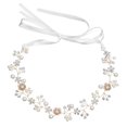 thumbnail image 1 of Qarigey Diadema decorativa para mujer, banda para el pelo nupcial, tocado de boda, joyería, fiesta, decoración, cuentas, accesorio de ropa Ropa, zapatos y accesorios Miscelánea Oro Qarigey AP012843-01, 1 of 6