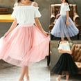 thumbnail image 4 of Xiulive Little Child Girls Long Skirt Girls Tiered Ruffle Maxi Skirts Girls Soft Fluffy Skirt Party Girl Skirt Breathable outfits, 4 of 7