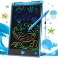 thumbnail image 1 of Hockvill Tableta de escritura LCD para niños de 8,8 pulgadas, juguetes para niñas y niños, almohadilla de dibujo para niños de 3, 4, 5, 6, 7, 8 años, tablero magnético para garabatos, artículos esenci, 1 of 4