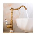 thumbnail image 3 of Grifo de lavabo retro, grifo de lavabo único, grifo de baño, grifo de lavabo de cerámica, 3 of 5