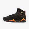 thumbnail image 1 of Ni - ke [DQ6040-081] Ni - ke Air Jordan 7 GS Men's Sneaker Citrus Black *NEW*, 1 of 5