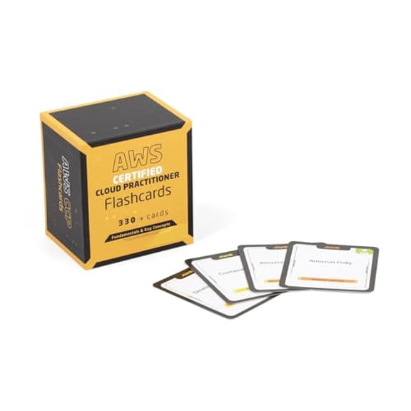 Pre-Owned AWS Certified Cloud Practitioner Flashcards - Study Guide 2025 [CLF-C02], 9781736439722, 1736439723, Paperback, Second Edition edition