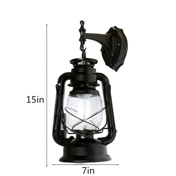 Yohome Ss Retro Antique Vintage Rustic Lantern Lamp Wall Sconce Light Garden Yard Outdoor Com Yohome Ss Retro Antique, Rustic Lantern Light Fixtures Outdoor