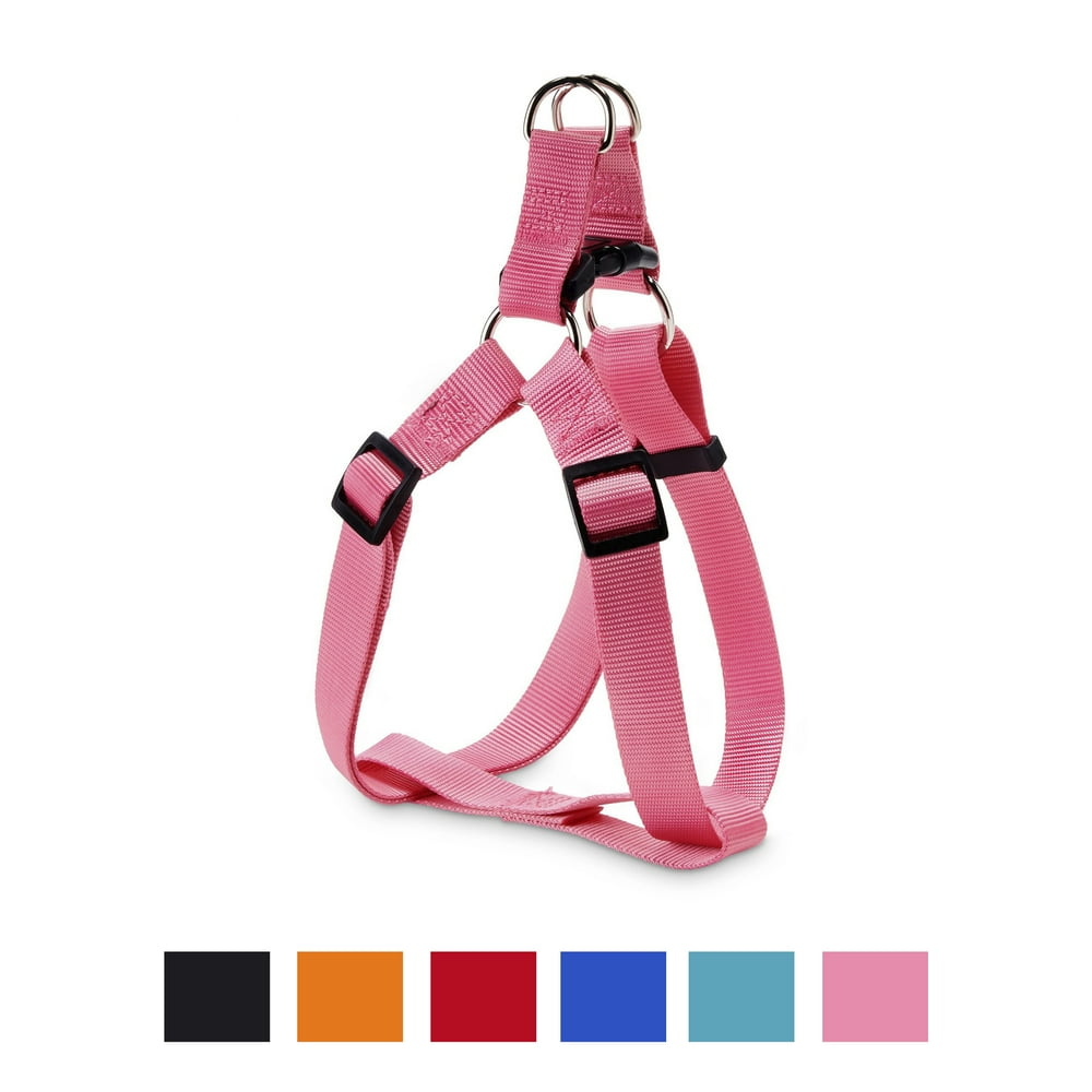 Vibrant Life Solid Polyester StepIn Dog Harness, Pink, 1420 in