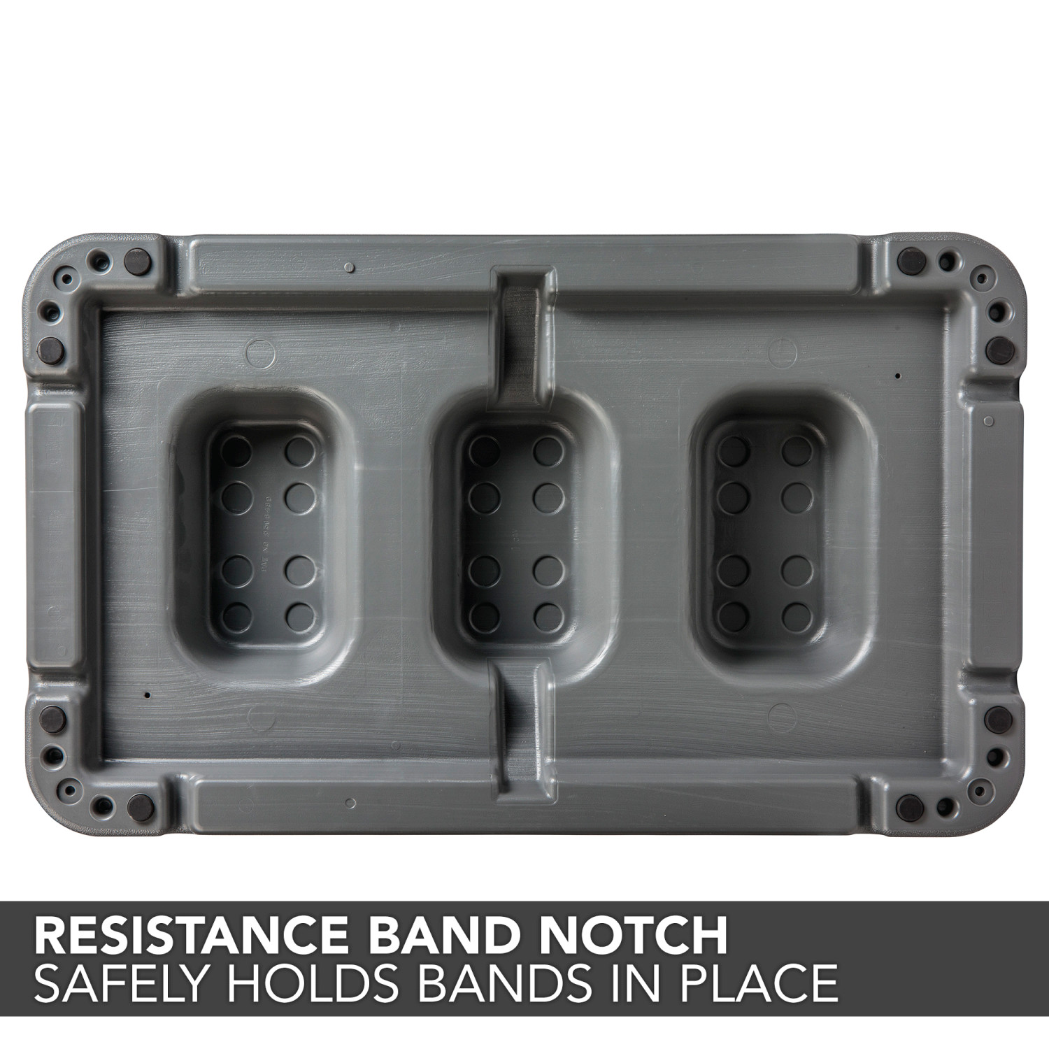 The Step 4" Stackable Aerobic Exercise Platform with Non-Slip Surface and Nonskid Feet