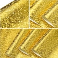 thumbnail image 2 of Q QIHANG 1.73' W x 32.8'L Small Gold Foil Lattice Mosaic Reflective Modern Style KTV Bar Wall Paper PVC Non-Pasted Wallpaper (Gold), 2 of 7