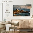 thumbnail image 5 of Elephant Stock Portland Head Lighthouse In Maine At Sunrise Wall Art - Horizontal Canvas Wall Art - Living Room Wall Decor - Nautical Canvas - Blue And Beige Decor By Scott Stulberg - 48" x 32", 5 of 8