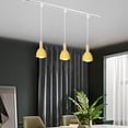 thumbnail image 6 of Kiven H-Type Track Lighting, 3-Light Modern Halo Track Pendant Light with Iron Shade, Track Light Pedant with 39.4" Cord for Bedroom Kitchen Island Home Lighting, 6 of 7