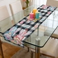 thumbnail image 3 of Centre de Table de Pâques en Lin Chemin de Table Double Face 33X150Cm pour Table à Manger, 3 of 7