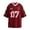 RD1, variant on Women's Y2K Streetwear Football Shirt, V Neck Number 07 Print Short Sleeve Top, 1 Piece, S-XXL Plus Size Friendly