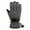 Dark Heather Gray, variant on HOTFINGERS Rip-N-Go ll Ladies Alpine Sport Fabric Gloves, Color: Black and Gray, Size: L