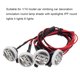 thumbnail image 3 of TureClos 1 Juego de barra de luces RC redonda precisa 1/10 accesorios de coche accesorios de vehículos profesionales modelos de coches actualizaciones para reemplazo de motores 4 piezas de luces TureClos JD731879356, 3 of 7