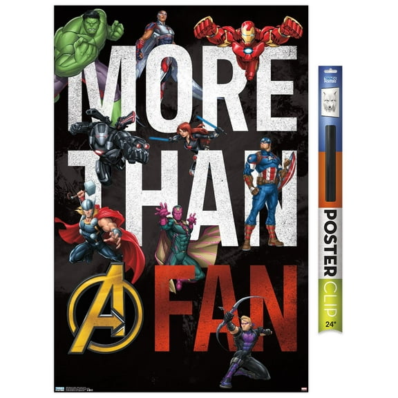 Marvel Comics - More Than A Fan Wall Poster, 22.375" x 34"