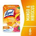 thumbnail image 3 of (2 pack) Lysol® Brand New Day Automatic Toilet Bowl Click Gel Cleaner, Mango & Hibiscus, 6 Count, 3 of 10