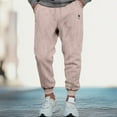 thumbnail image 5 of Dalix Astronaut Embroidery Washed Midweight Jogger Fleece Sweatpants Soft Lounge Pant Drawstring Waistband Pockets Mens in Zinc 2XL XX-Large, 5 of 5