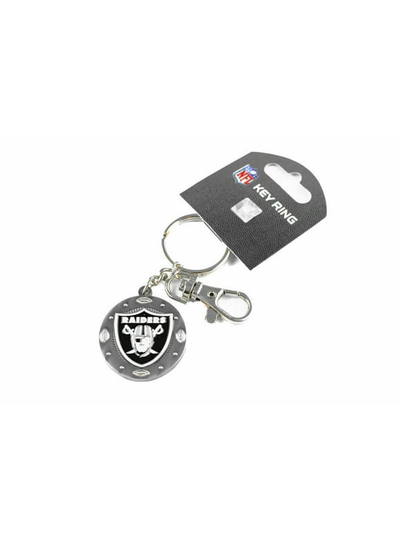 impact keychain key ring clip NFL Los Angeles Raiders