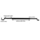 thumbnail image 3 of Aluminum Alloy CNC Balance Bar Crossbar Handlebar Extended Reinforcement for MotorcycleBlack, 3 of 5