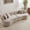 Camel, variant on 80" Modular Curved Cloud Couch, Oversized Sectional Sofa for Living Room Modern Boneless 3-Seater Luxury Plush Boucle with Deep Seat Ideal for Living Room Office Apartment No Assembly, Green