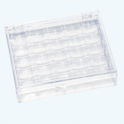 Dritz 889 Fadenaufbewahrungsbox Transparent Mit 48 Fächern Und 42 Trennwänden