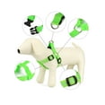thumbnail image 6 of Light up Dog Harness Rechargeable LED Pet Vest Glow in The Dark Dog Harness for Puppy Large Dogs Cat Vest Harnesses, 6 of 9