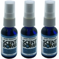 Scent Bomb Air Freshener Spray, 100 % Oil Based Concentrated Air Freshener, Air Freshener Spray for Car, Room, Bathroom and Odor Eliminator, Baby Powder, 3 Pack