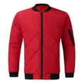 thumbnail image 7 of Zedker Womens Winter Coats Long Sleeve Detail Adjustable Hood Zip Pocketspuffer Red XL, 7 of 7
