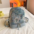 thumbnail image 1 of Mochila pequeña de diseñador para mujer, Mini bolsos de hombro femeninos con patrón de flores suaves, mochilas escolares, monederos para niñas adolescentes Fivean unisex, 1 of 2