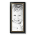 thumbnail image 2 of ArtToFrames 7x16 inch Black Velvet with Gold Picture Frame, Black MDF Poster Frame (4690), 2 of 7