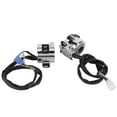 thumbnail image 3 of Horn Switch, Handlebar Control Button, Easy Installation Wear Resistant  Plated Black And Silver For Electric Scooters ATV Off-Road Vehicles Motorcycles, 3 of 8