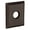 Bronze, variant on Baldwin R033112IDM Dummy Square Rosette, Venetian Bronze - 3.225 in.