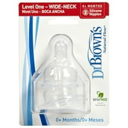 Dr Browns 2pk Wn Nipple Lvl 1