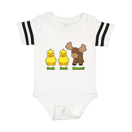 

Inktastic Duck Duck Moose Gift Baby Boy or Baby Girl Bodysuit